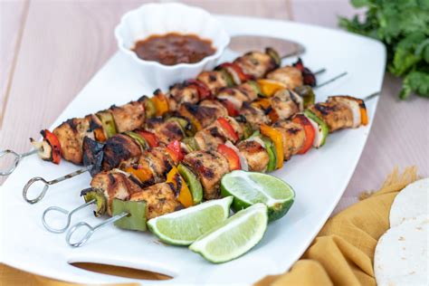 grilled-chicken-fajita-kabobs-15-minute-cook-time image