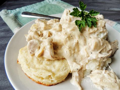 creamed-turkey-over-biscuits-frugal-foodie-mama image