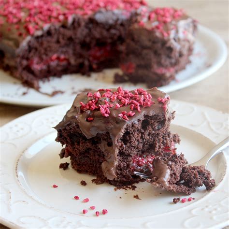 chocolate-raspberry-cake-recipe-dairy-free-vegan image