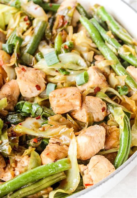 easy-chicken-green-bean-stir-fry-the-whole-cook image