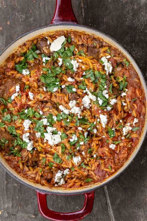 youvetsi-greek-lamb-stew-with-orzo-the image