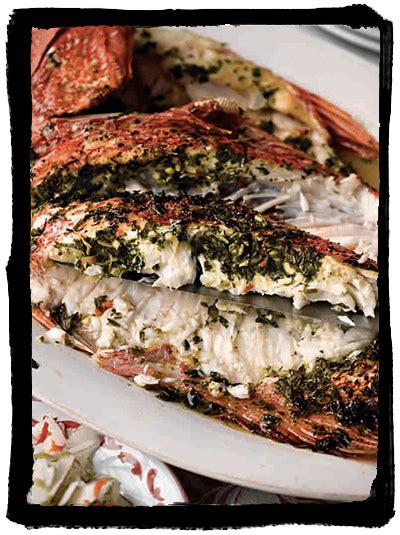 hot-roast-snapper-with-coconut-chilli-and-lime-salsa image