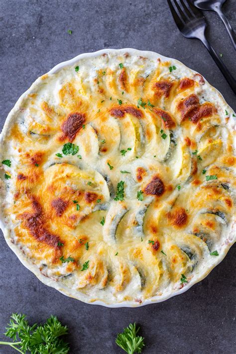 cheesy-zucchini-and-squash-casserole-momsdish image