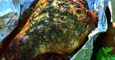 baked-lamb-with-mint-sauce-recipe-delia-smith-dinner image