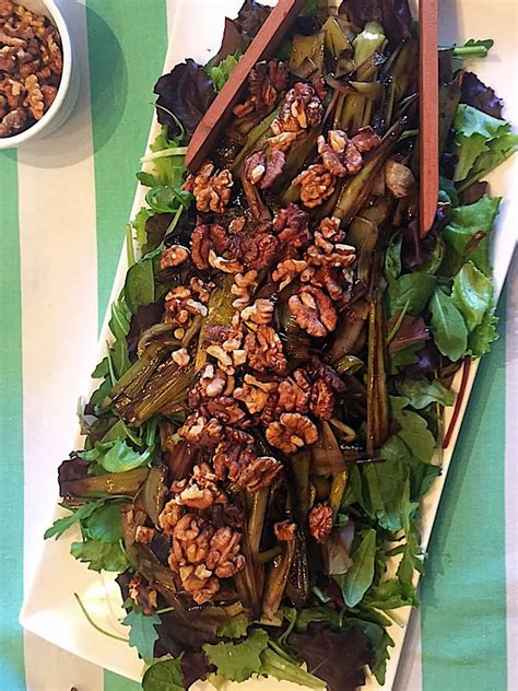 leek-salad-with-sticky-balsamic-and-walnuts image