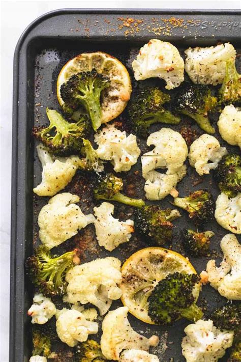 roasted-lemon-garlic-broccoli-cauliflower-creme image