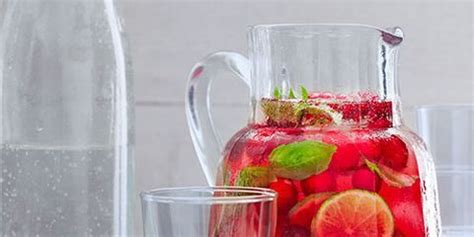 cranberry-basil-spritzer-recipe-country-living image