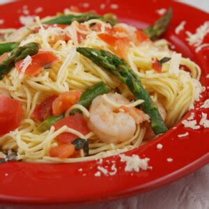angel-hair-pasta-with-shrimp-asparagus-basil image
