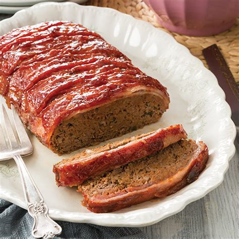 bacon-wrapped-meat-loaf-paula-deen-magazine image