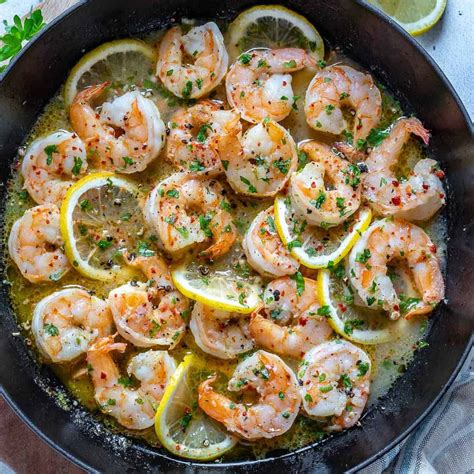 easy-lemon-garlic-shrimp-skillet-healthy-fitness-meals image