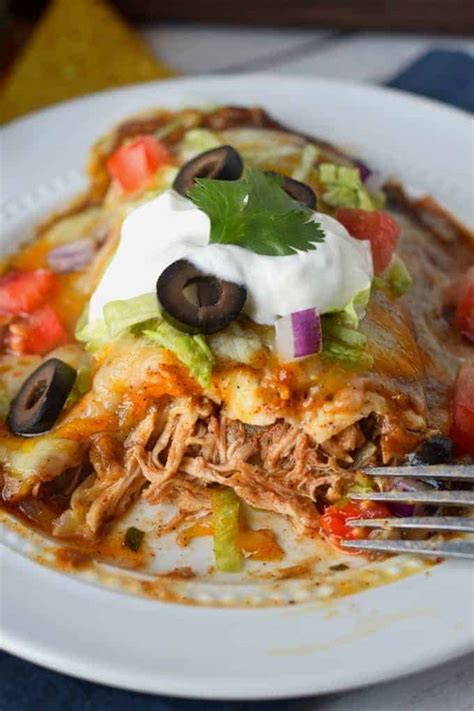 slow-cooker-smothered-chicken-burritos-butter-your image
