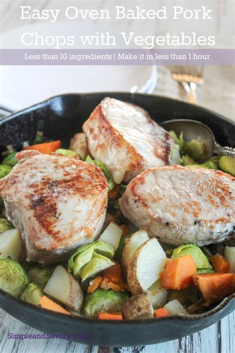 easy-oven-baked-pork-chops-with-vegetables-a-one-pan-dinner image