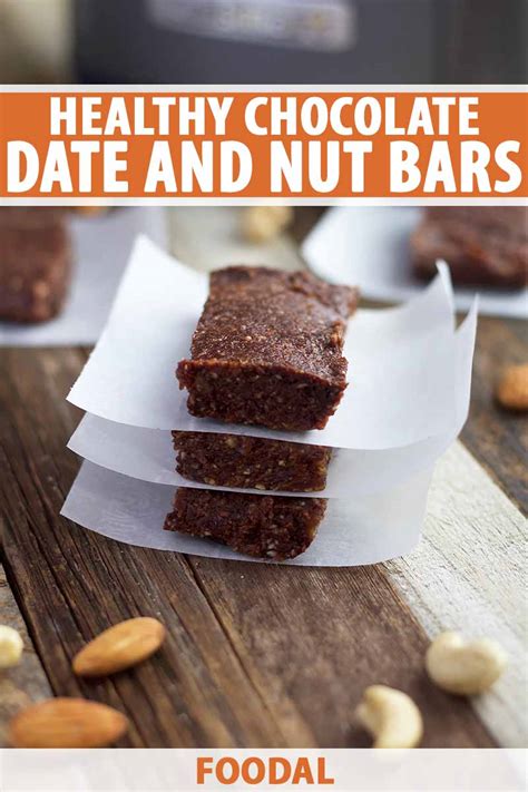 healthy-chocolate-date-and-nut-bars-recipe-foodal image