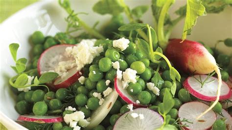 pea-salad-with-radishes-and-feta-cheese-recipe-bon image
