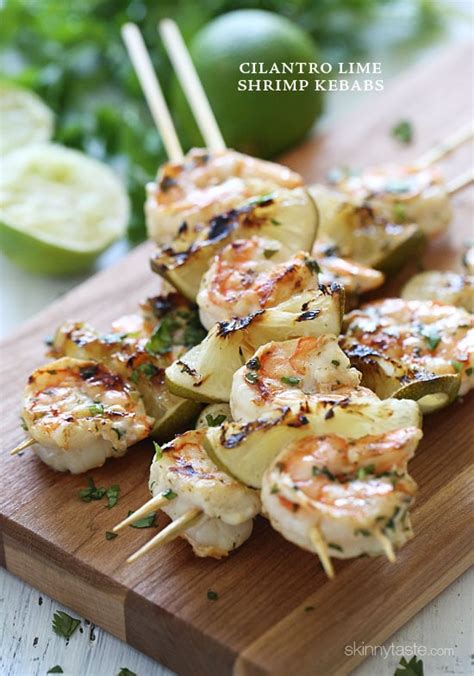 grilled-cilantro-lime-shrimp-kebabs-skinnytaste image