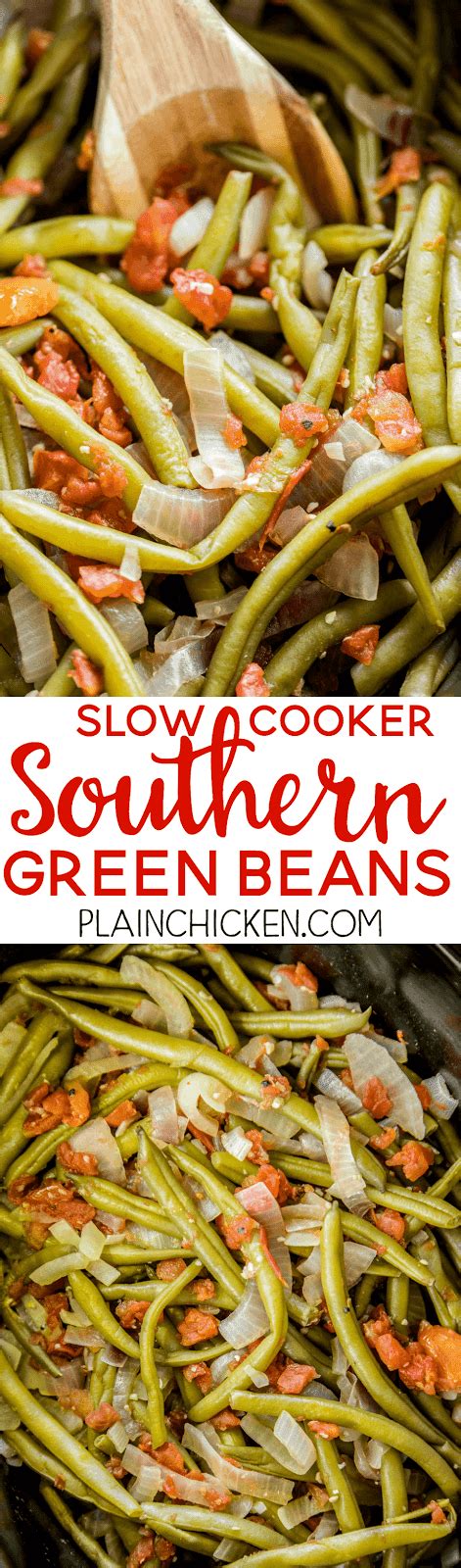 slow-cooker-southern-green-beans-with-tomatoes image