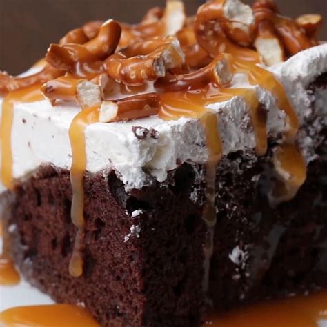 chocolate-pretzel-poke-box-cake-recipe-by-tasty image