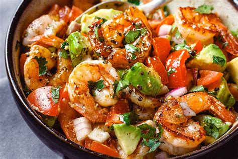 shrimp-and-avocado-salad-recipe-healthy-salad image