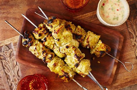 thai-chicken-skewers-with-coconut-dipping-sauce image