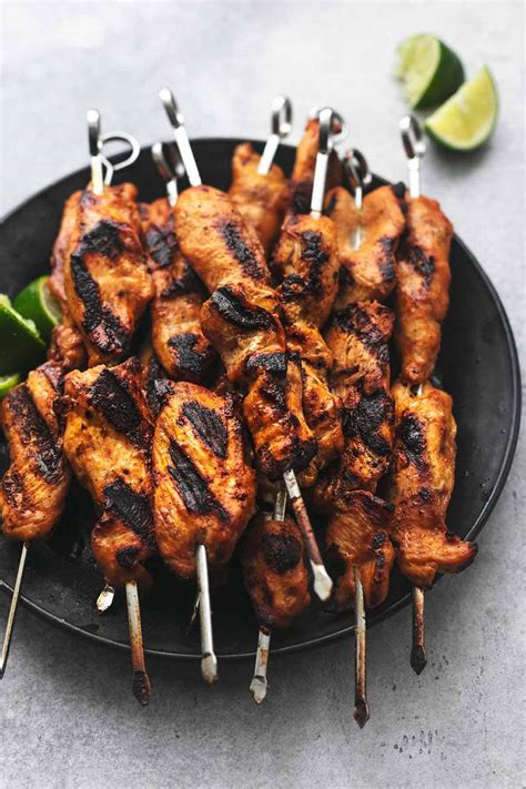 chicken-satay-skewers-with-spicy-peanut-sauce image