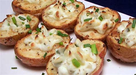 twice-baked-potato-bites-recipe-flavorite image