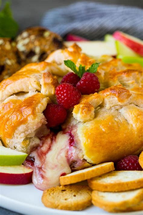 baked-brie-with-raspberries-and-pecans-dinner-at-the-zoo image