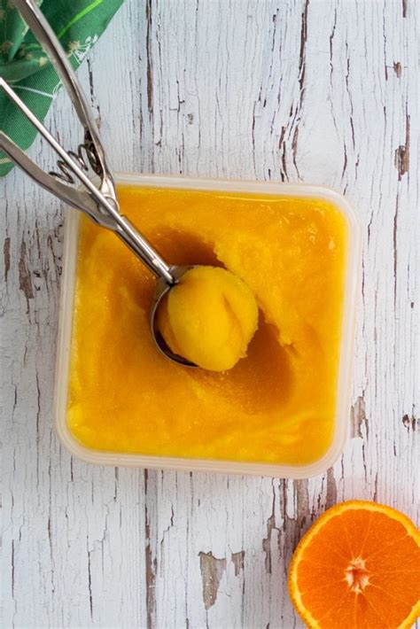 easy-ginger-orange-sorbet-in-the-ice-cream-maker image