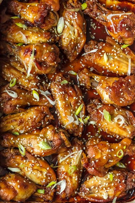 best-sticky-wings-recipe-baked-sesame-chicken image