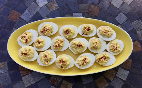 dads-deviled-eggs-pesto-for-pennies image