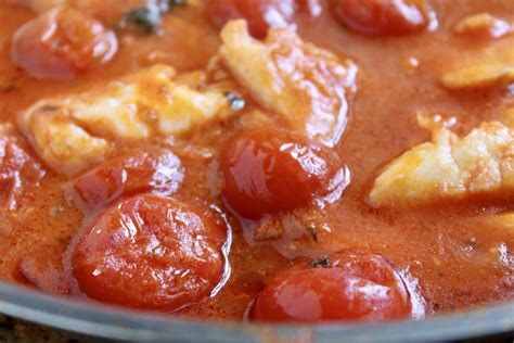 fish-in-tomato-sauce-quick-and-easy-with-pasta image