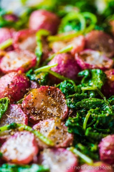 miso-butter-roasted-radishes-the-endless-meal image