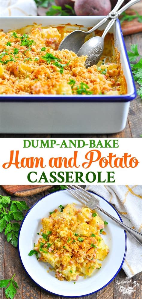 dump-and-bake-cheesy-ham-and-potato-casserole image