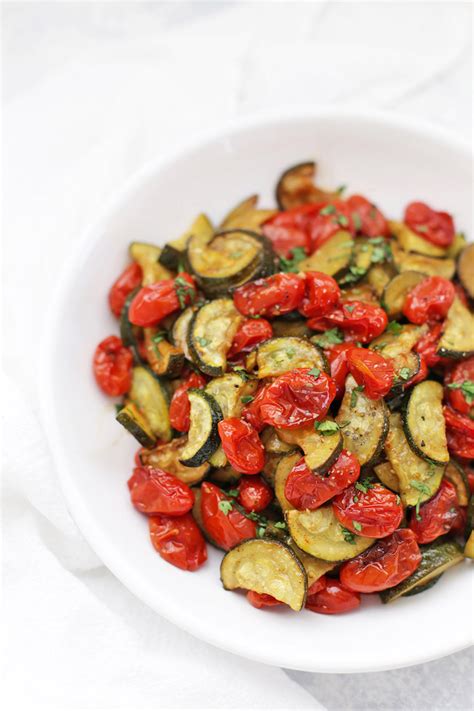 simply-roasted-zucchini-and-tomatoes-one-lovely-life image