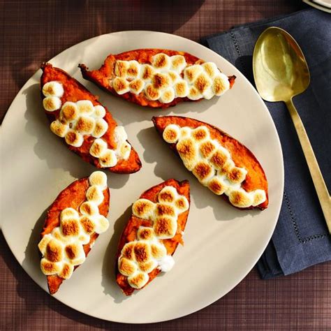 twice-baked-sweet-potatoes-with-toasted-marshmallows image