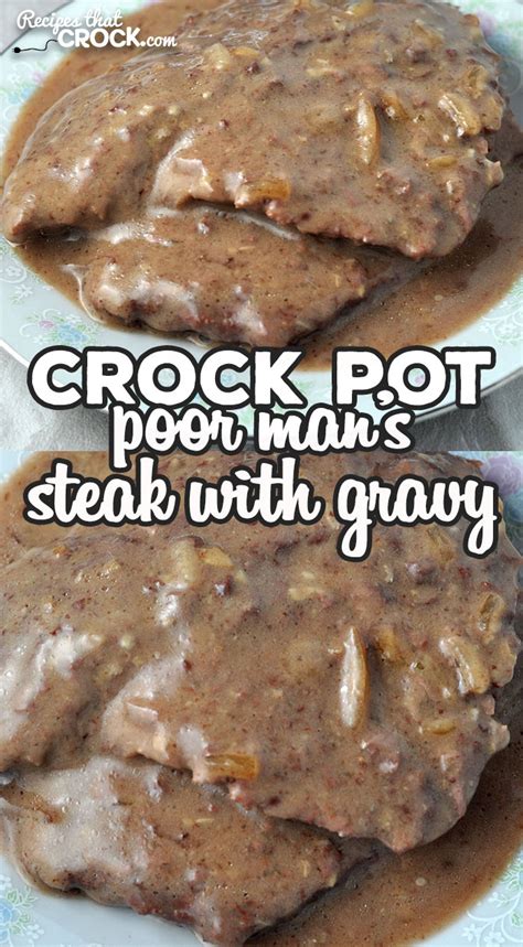crock-pot-poor-mans-steak-with-gravy-recipes-that image