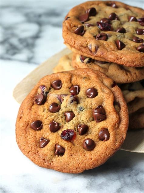 whole-wheat-cranberry-ginger-chocolate-chip-cookies image