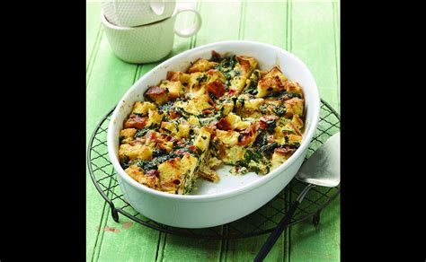 light-and-fluffy-spinach-and-cheese-strata-diabetes image