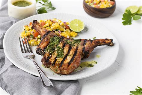 char-grilled-pork-chops-with-chimichurri image