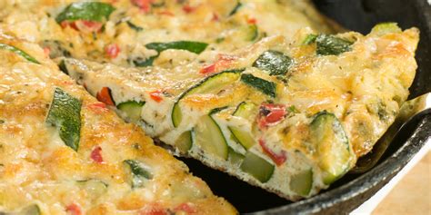 zucchini-and-red-pepper-frittata-a-healthy-vegetable image