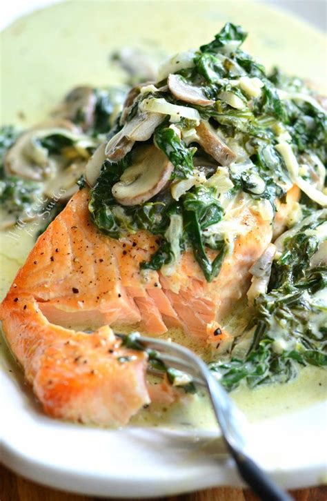 salmon-florentine-recipe-healthy-and-easy-salmon-dinner image
