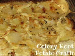 bon-appetits-potato-and-celery-root-gratin-with-leeks image