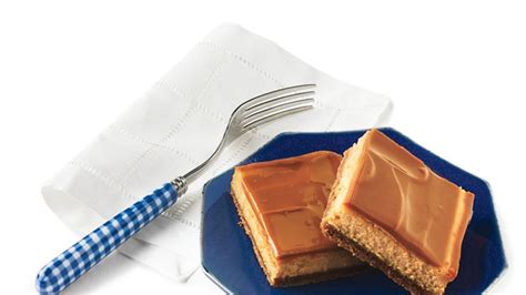 dulce-de-leche-cheesecake-bars-recipe-bon-apptit image