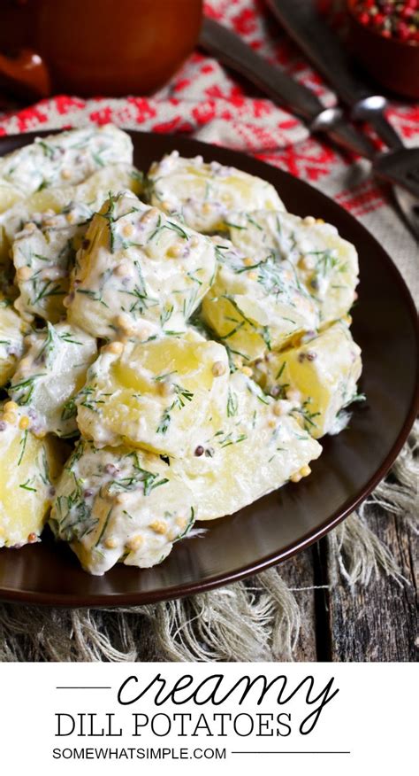 easy-creamy-dill-potatoes-recipe-somewhat-simple image