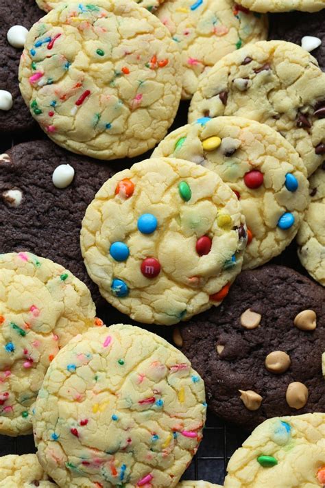 cake-mix-cookies-3-ingredient-cookie-recipe-cookies image