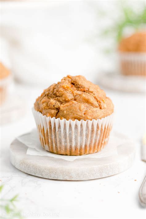 healthy-carrot-cake-oatmeal-muffins-amys-healthy image