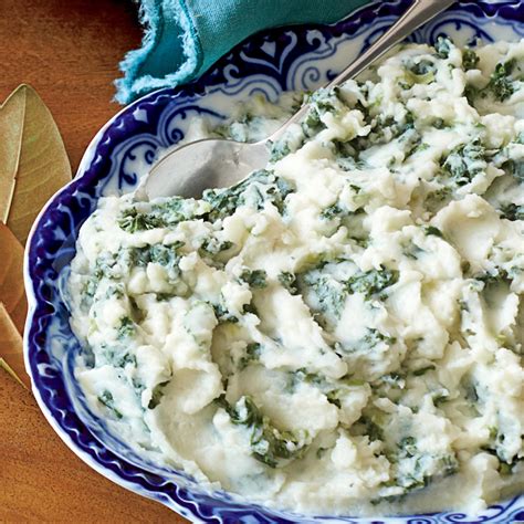 mashed-potatoes-with-greens-recipe-myrecipes image