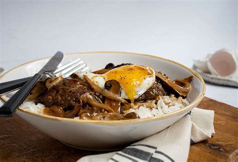 loco-moco-with-caramelized-onions-and-mushrooms image