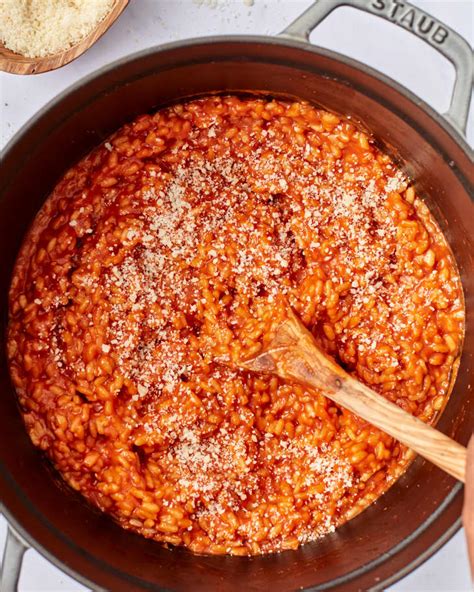 creamy-tomato-risotto-with-meatballs-and-parmesan image