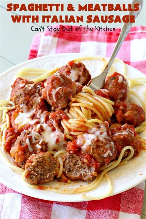spaghetti-and-meatballs-with-italian-sausage image