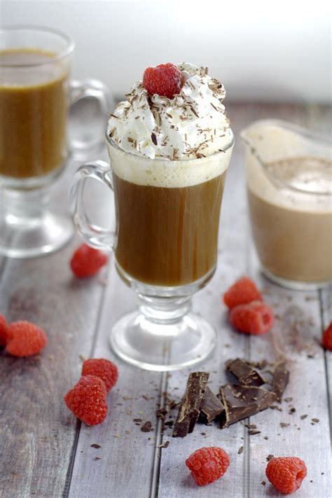 homemade-chocolate-raspberry-coffee-creamer-the image